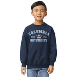 Columbia University Youth Crewneck Sweatshirt (Navy)