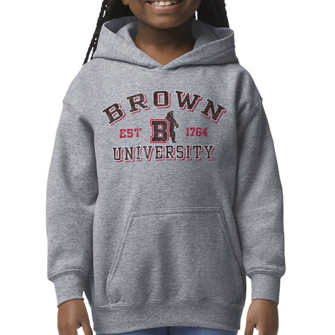 Brown University Youth Hooded Sweatshirt (Grey)