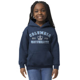 Columbia University Youth Hooded Sweatshirt (Navy)