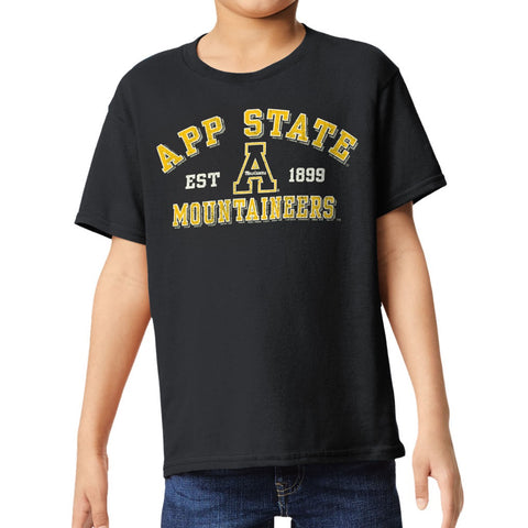 Appalachian State Short-Sleeve Youth T-Shirt (Black)