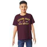 Arizona State Short-Sleeve Youth T-Shirt (Maroon)