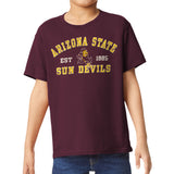 Arizona State Short-Sleeve Youth T-Shirt (Maroon)