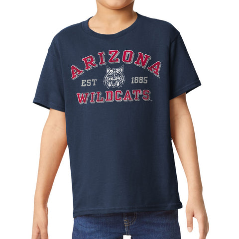 University of Arizona Short-Sleeve Youth T-Shirt (Navy)