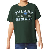 Tulane University Short-Sleeve Youth T-Shirt (Green)