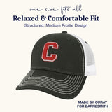 Cornell University Sideline Trucker Hat One-Size (Black/White)