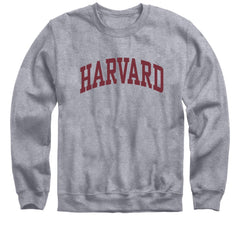 Harvard University Essential Crewneck Sweatshirt Heather Grey Ivysport