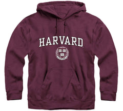 Harvard University Crest Hooded Sweatshirt (Crimson) – Ivysport